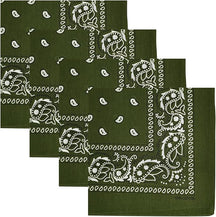 Paisley 100% Cotton Bandanas