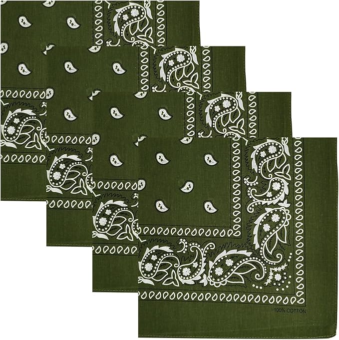 Paisley 100% Cotton Bandanas