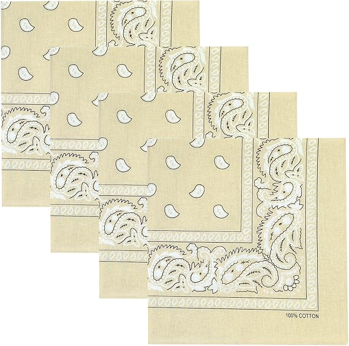 Paisley 100% Cotton Bandanas