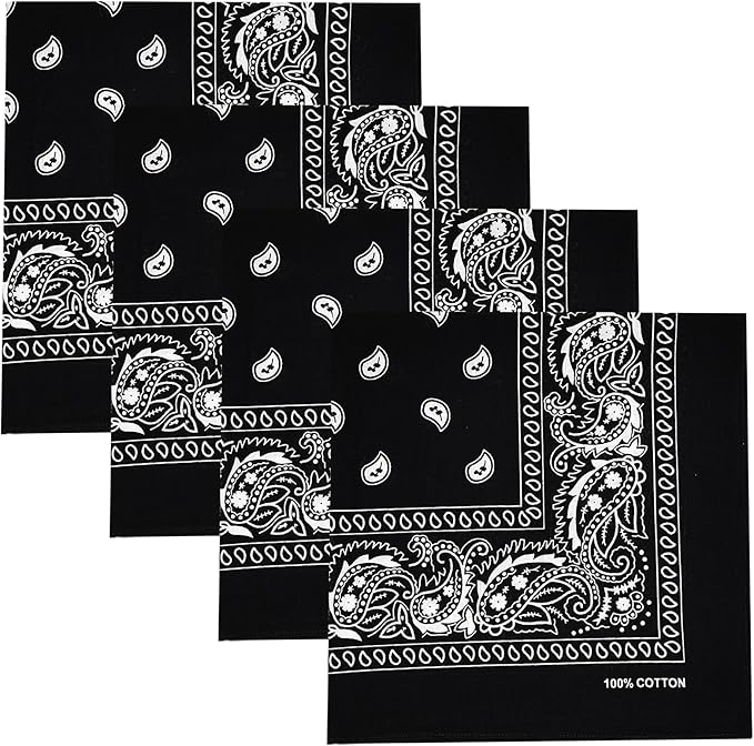 Paisley 100% Cotton Bandanas
