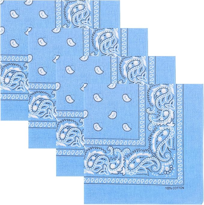 Paisley 100% Cotton Bandanas