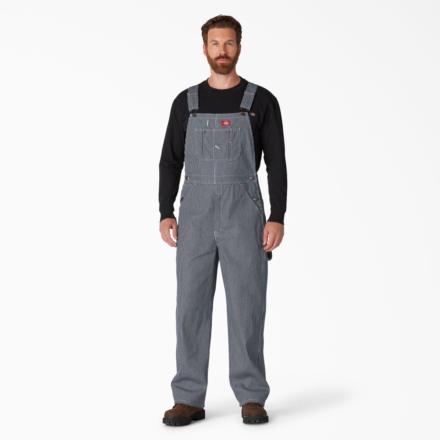 Dickies Hickory Stripe Bib Overalls 83297