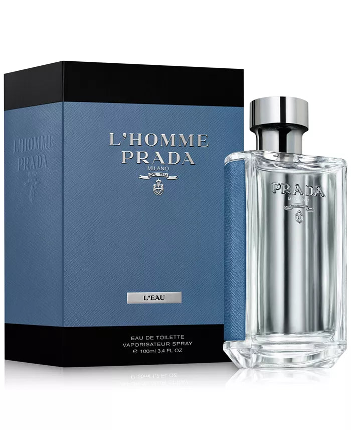 Men's L'Homme Prada L'Eau Men's Eau de Toilette Spray, 3.3 oz.