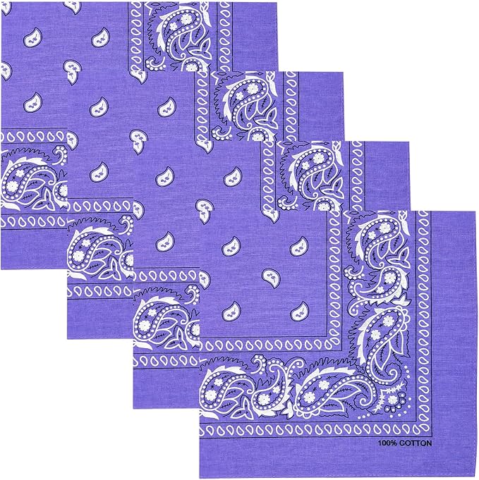 Paisley 100% Cotton Bandanas