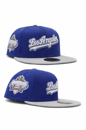 Los Angeles Dodgers Script Royal/Grey 5950