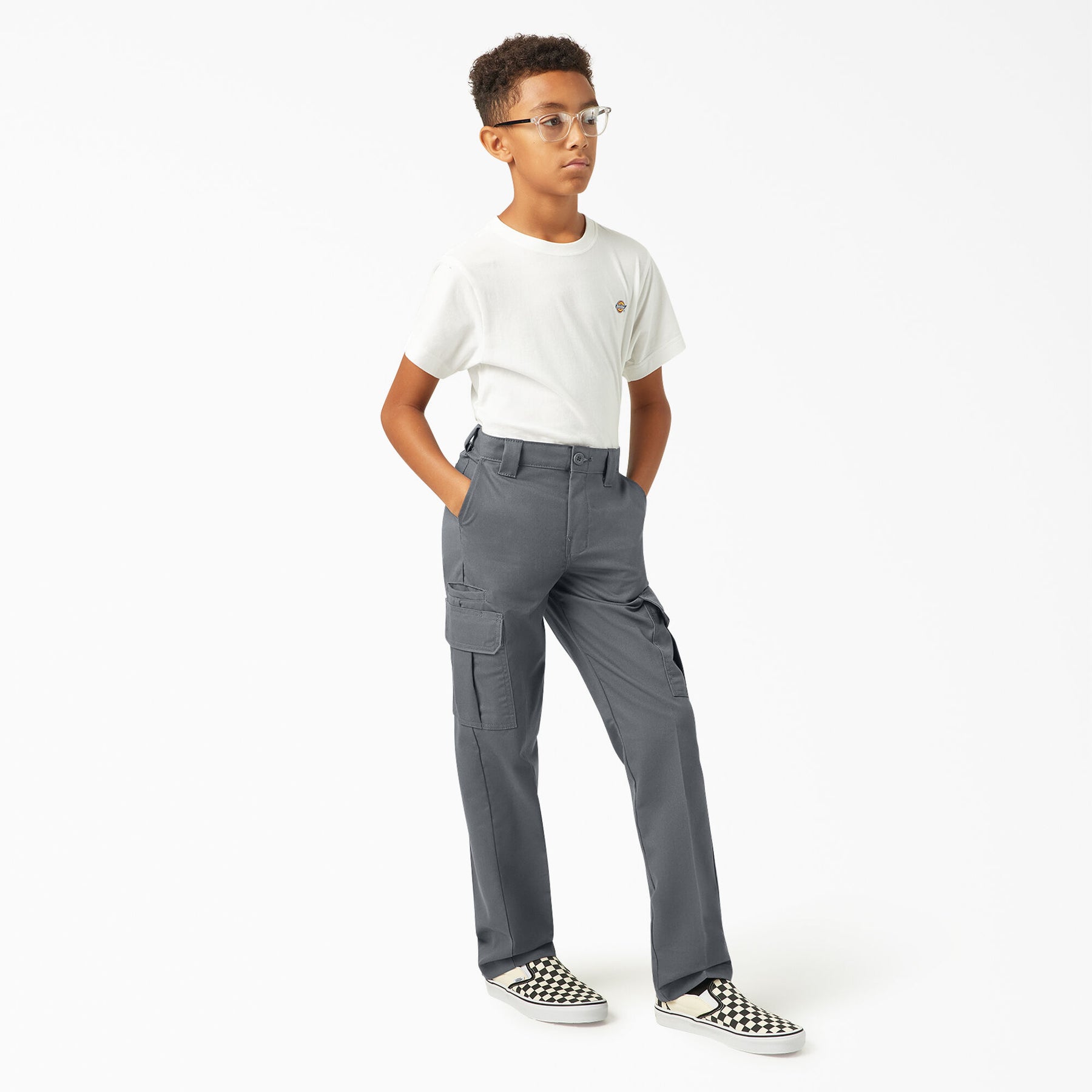 Boys’ Slim Fit Cargo Pants A85WU