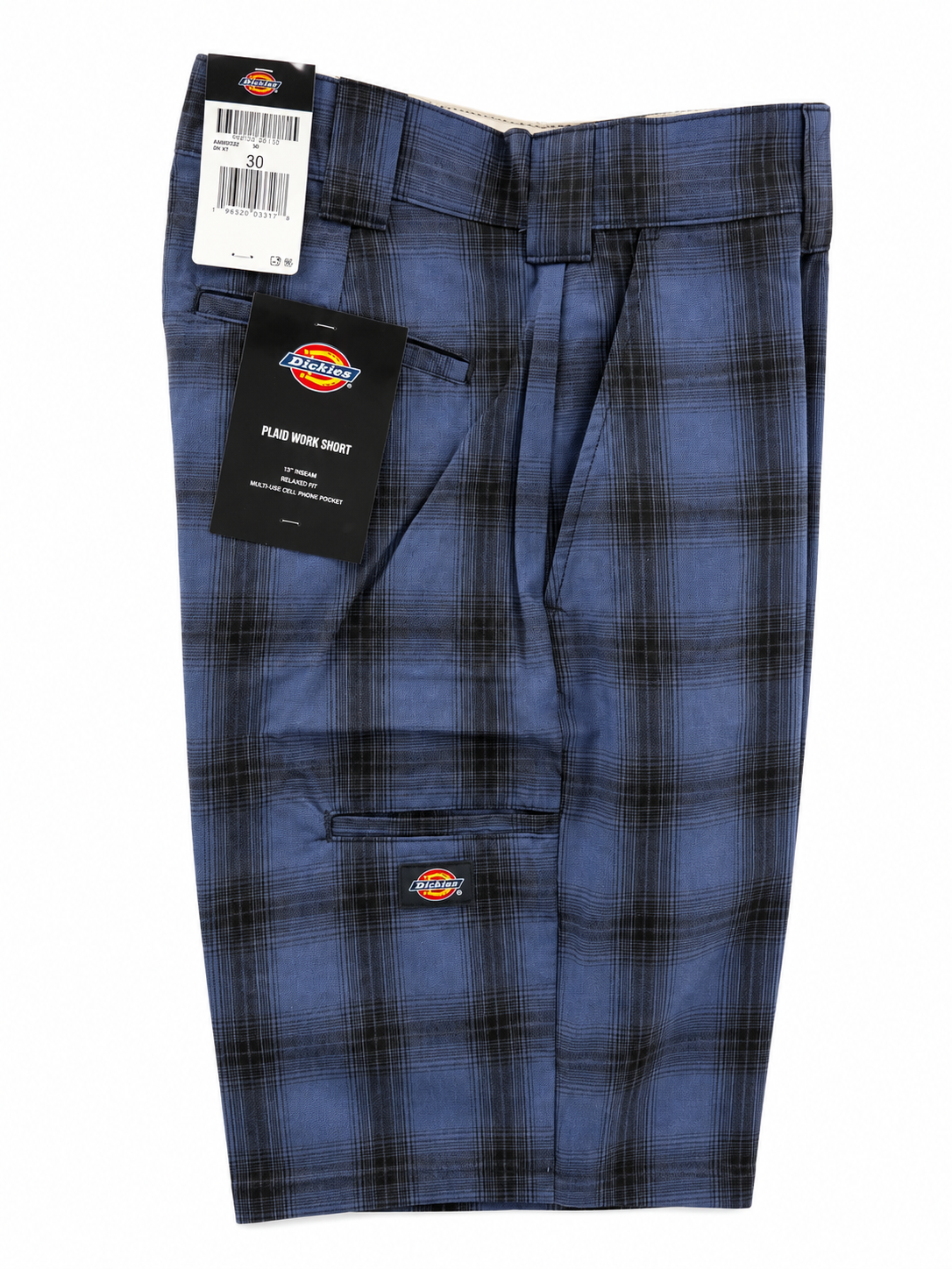 Dickies 11" Plaid Work Shorts A88HERI2 BD K7