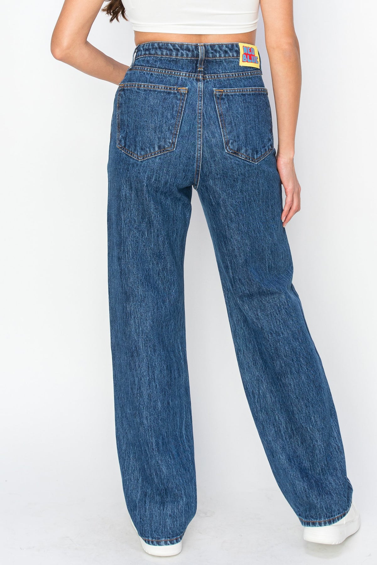 Neo Blue Baggy Skate Jeans