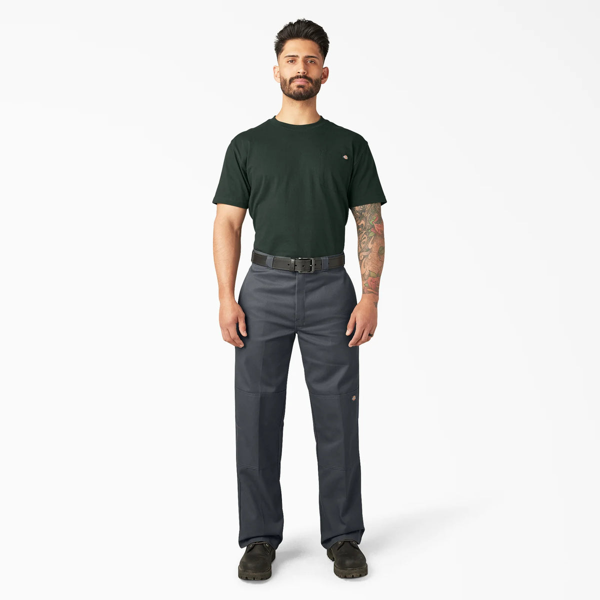 Dickies Loose Fit Double Knee Work Pants Charcoal D85283