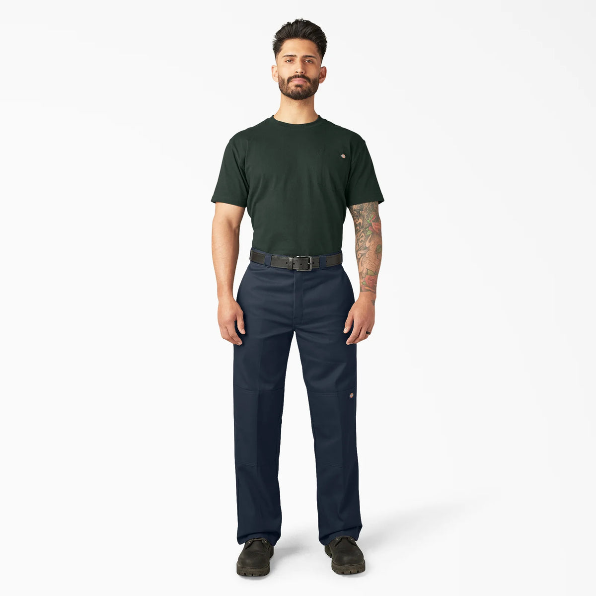 Dickies Loose Fit Double Knee Work Pants Navy D85283