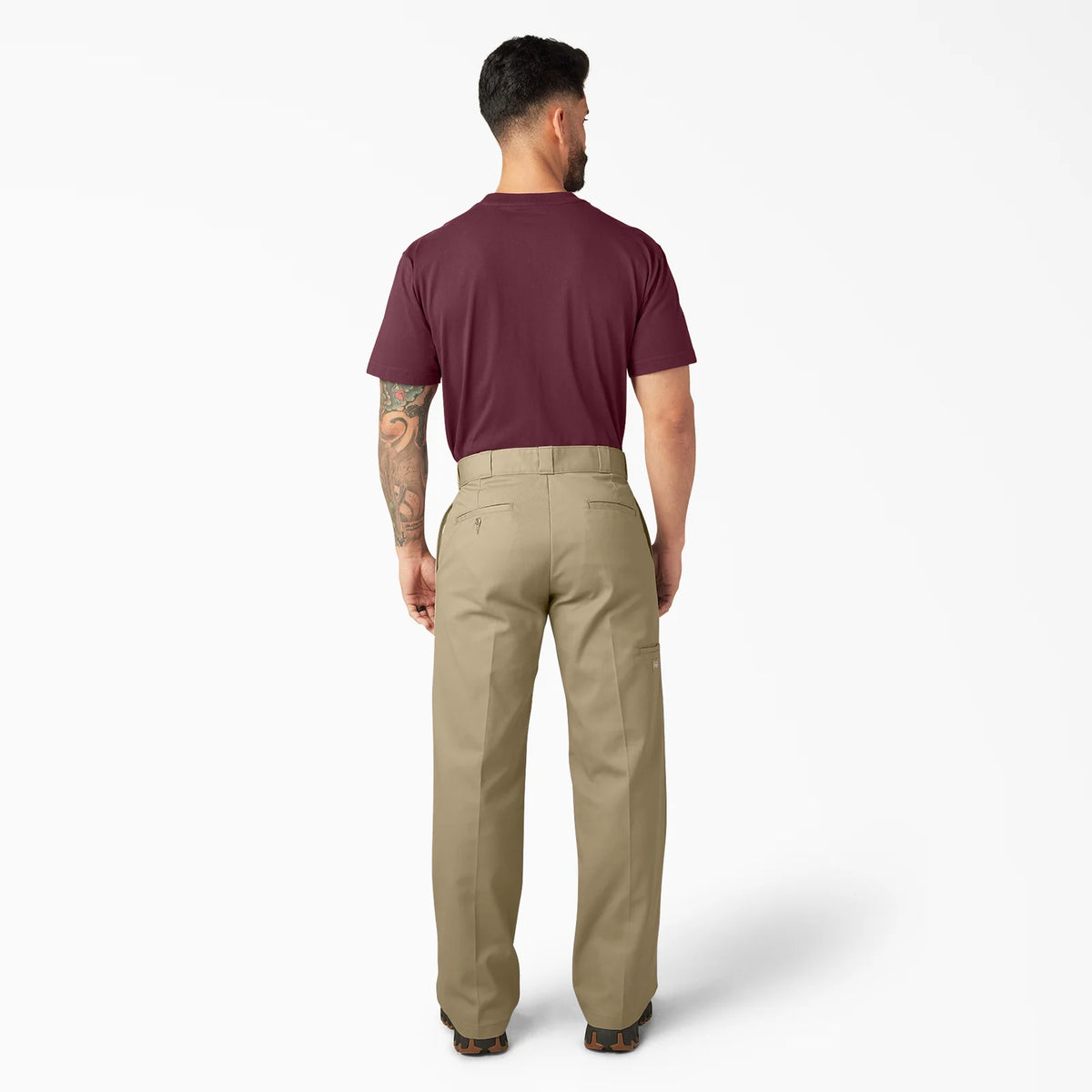 Dickies Loose Fit Double Knee Work Pants Khaki D85283