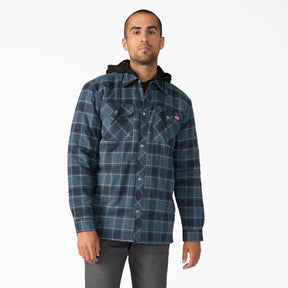 Dickies Water Repellent Flannel Hooded Shirt Jacket TJ211