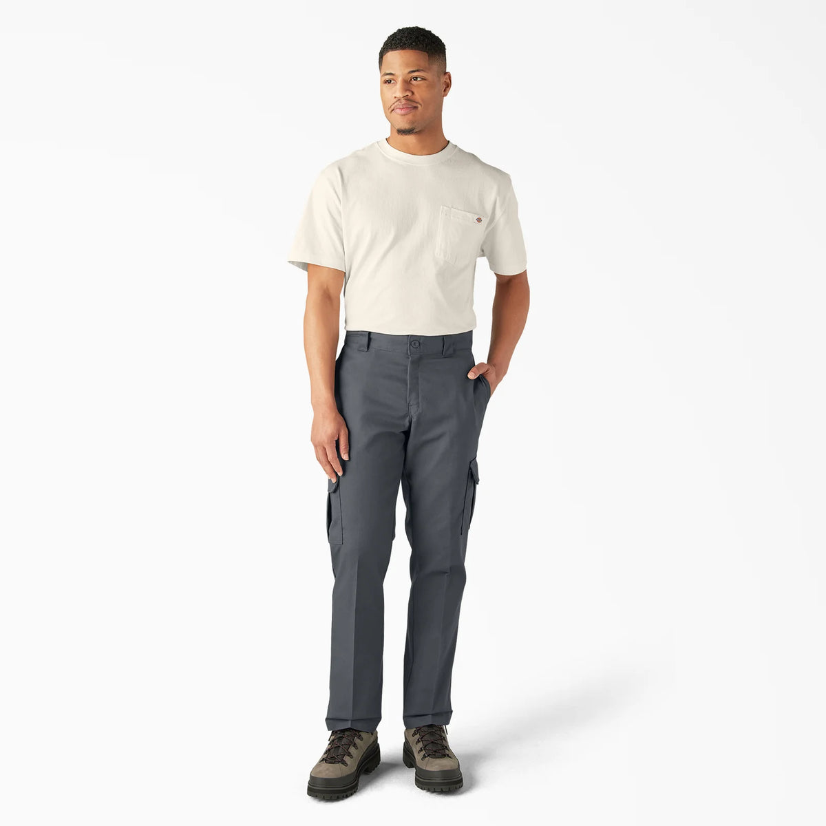 Dickies FLEX Regular Fit Cargo Pants Charcoal DWP595