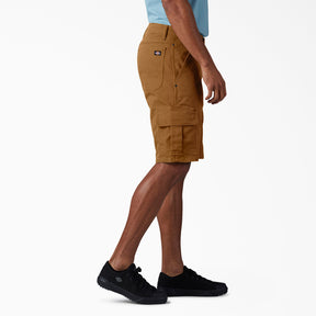 Dickies FLEX Relaxed Fit Duck Cargo Shorts Charcoal, 11" DX902