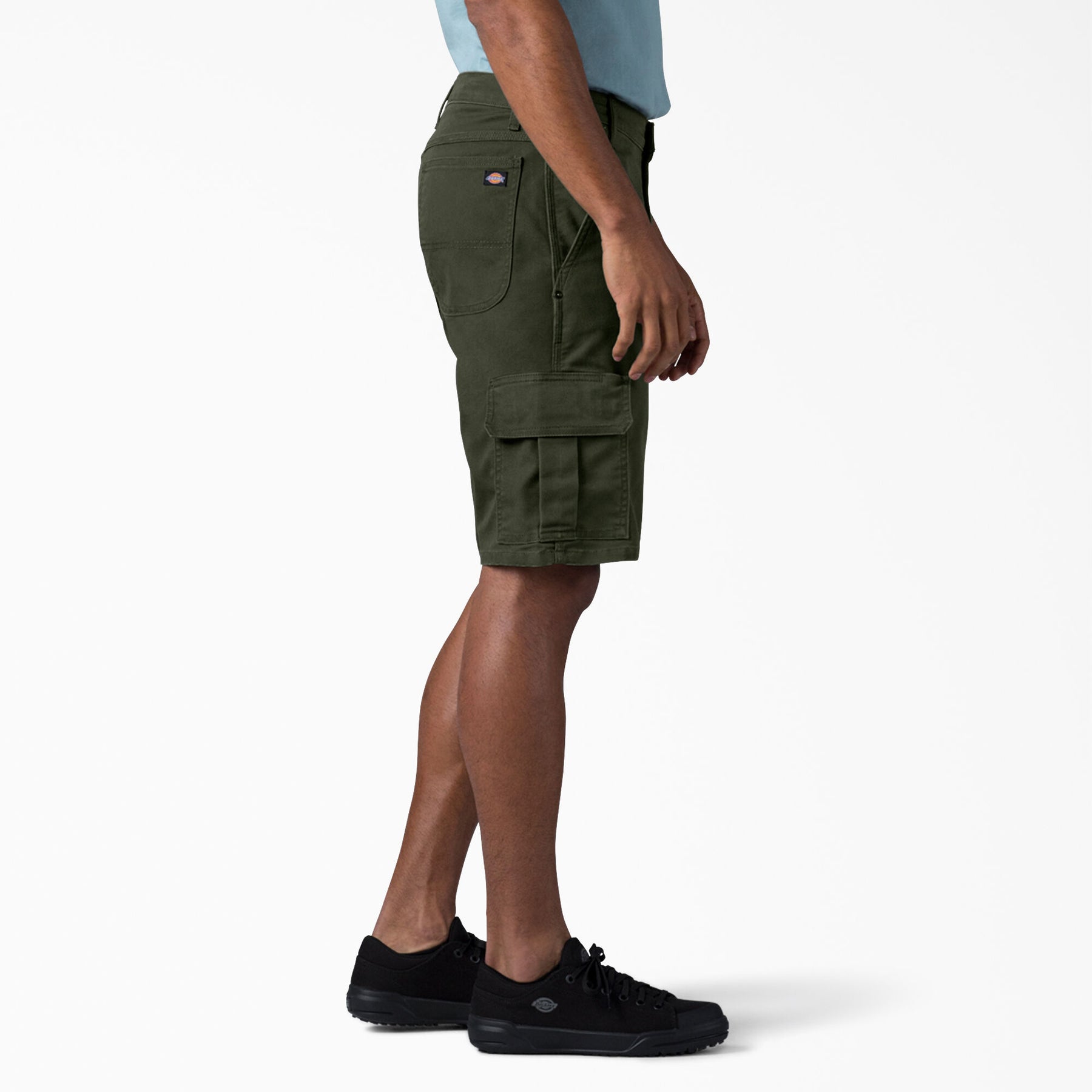 Dickies FLEX Relaxed Fit Duck Cargo Shorts Charcoal, 11" DX902