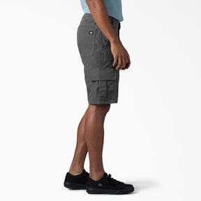 Dickies FLEX Relaxed Fit Duck Cargo Shorts Charcoal, 11" DX902