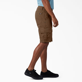 Dickies FLEX Relaxed Fit Duck Cargo Shorts Charcoal, 11" DX902