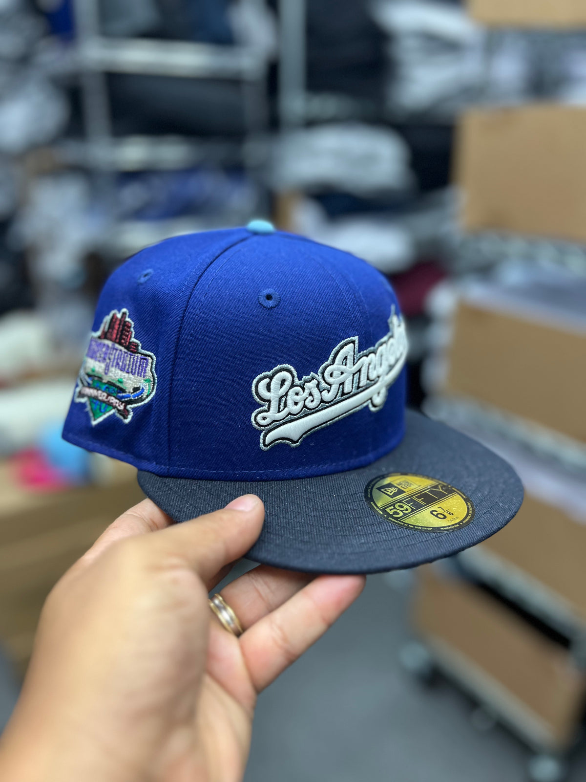 Los Angeles Dodgers Dark Royal / Navy Script