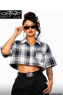 Women's Cal Top 1000 S/S Plaid Shirt