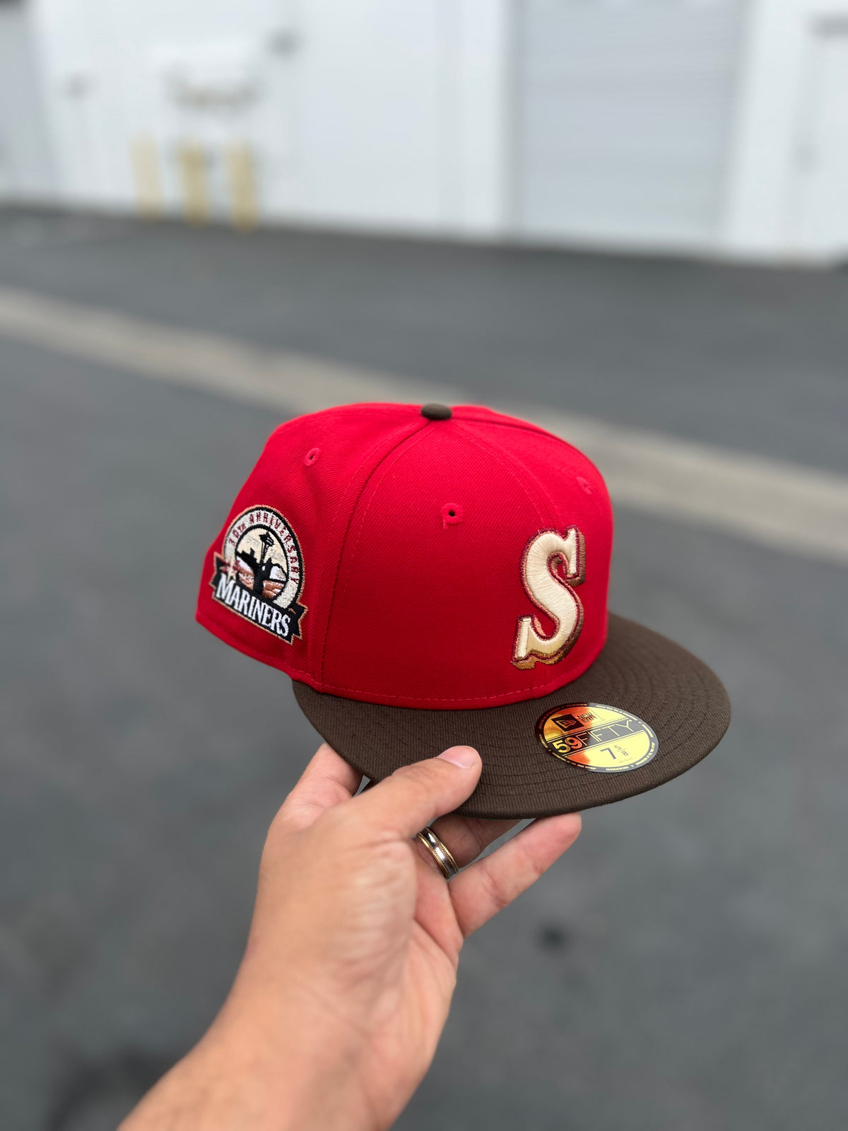Seattle Mariners Scarlet / Walnut 5950