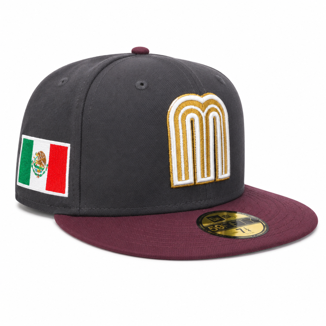 New Era® 59FIFTY Team Mexico Char/Maroon 2026 World Baseball Classic