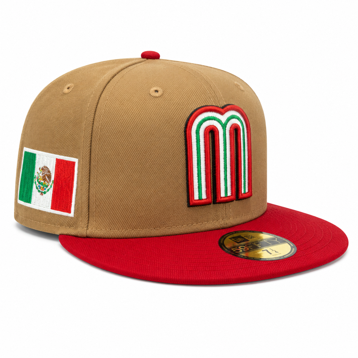 New Era® 59FIFTY Team Mexico Khaki/Red 2026 World Baseball Classic