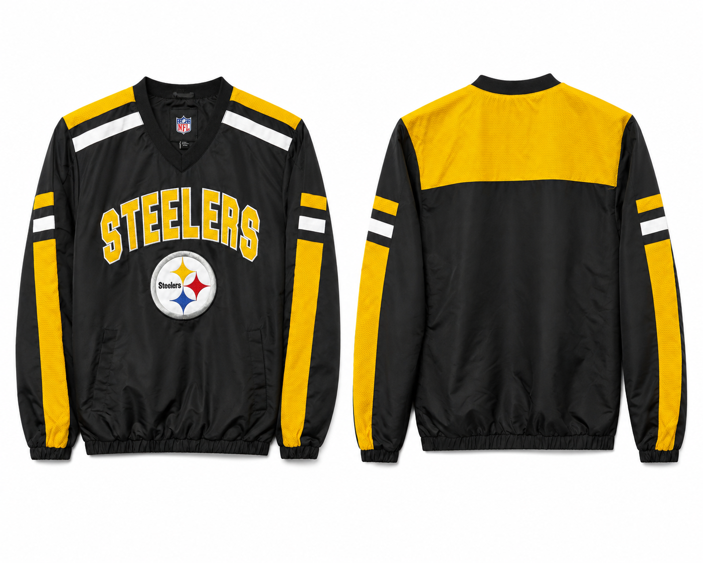 Pittsburg Stealers Men's Nylon Pullover Jacket