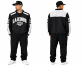 Men's Los Angeles Kings V-Neck Windbreaker Pullover Jacket