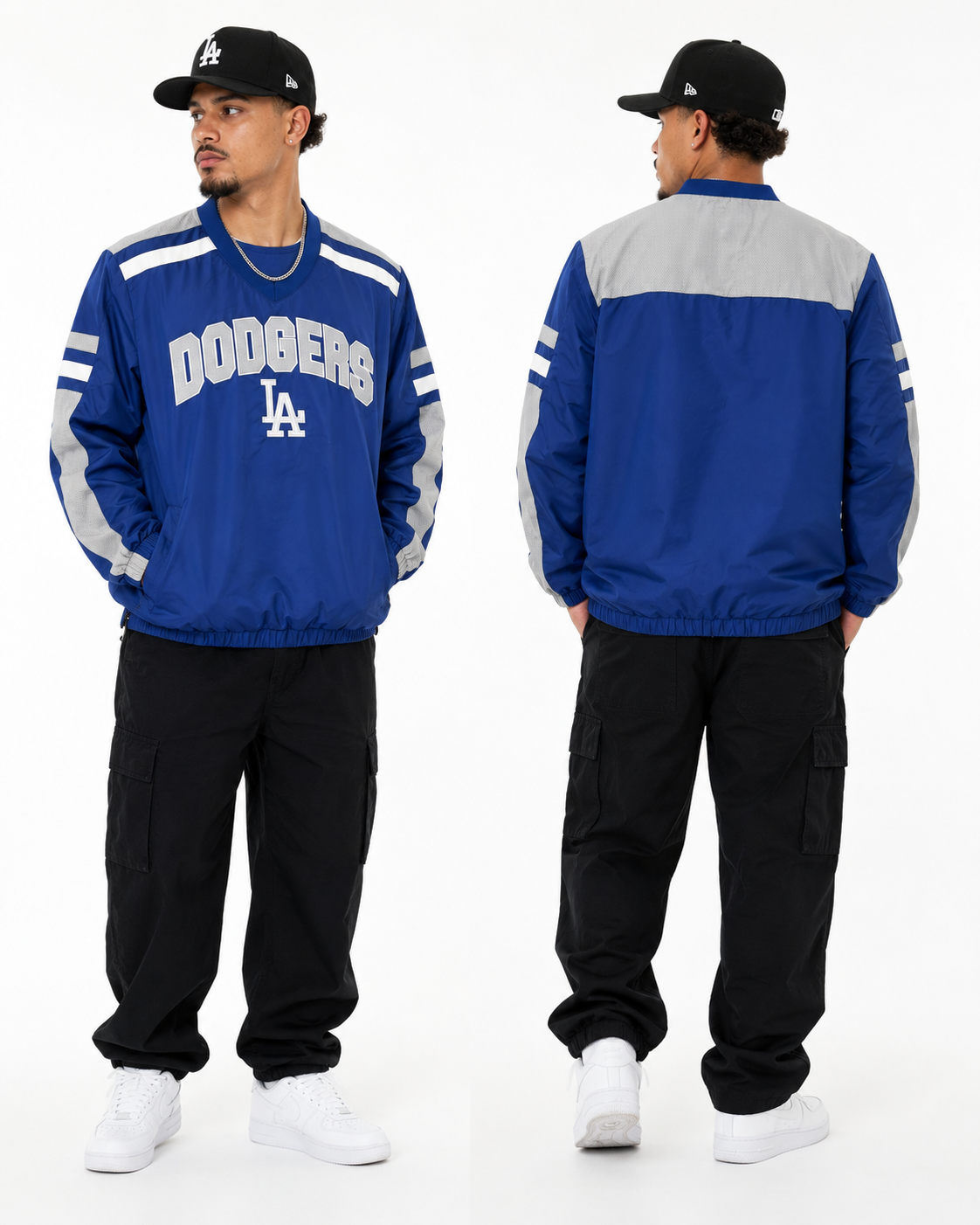 LOS ANGELES DODGERS MEN'S PULLOVER JACKET