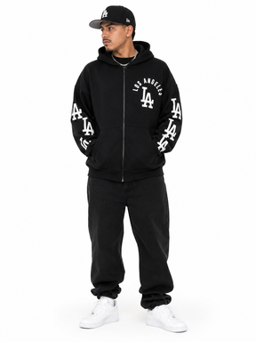 Pro Standard LA Dodgers Pro M Drop Shoulder Full Zip Hoodie