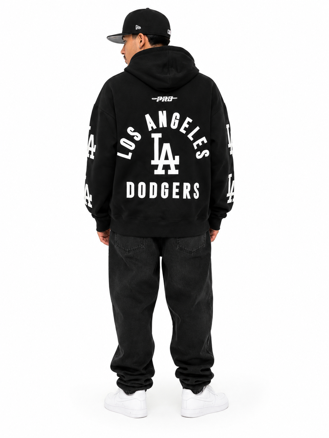 Pro Standard LA Dodgers Pro M Drop Shoulder Full Zip Hoodie