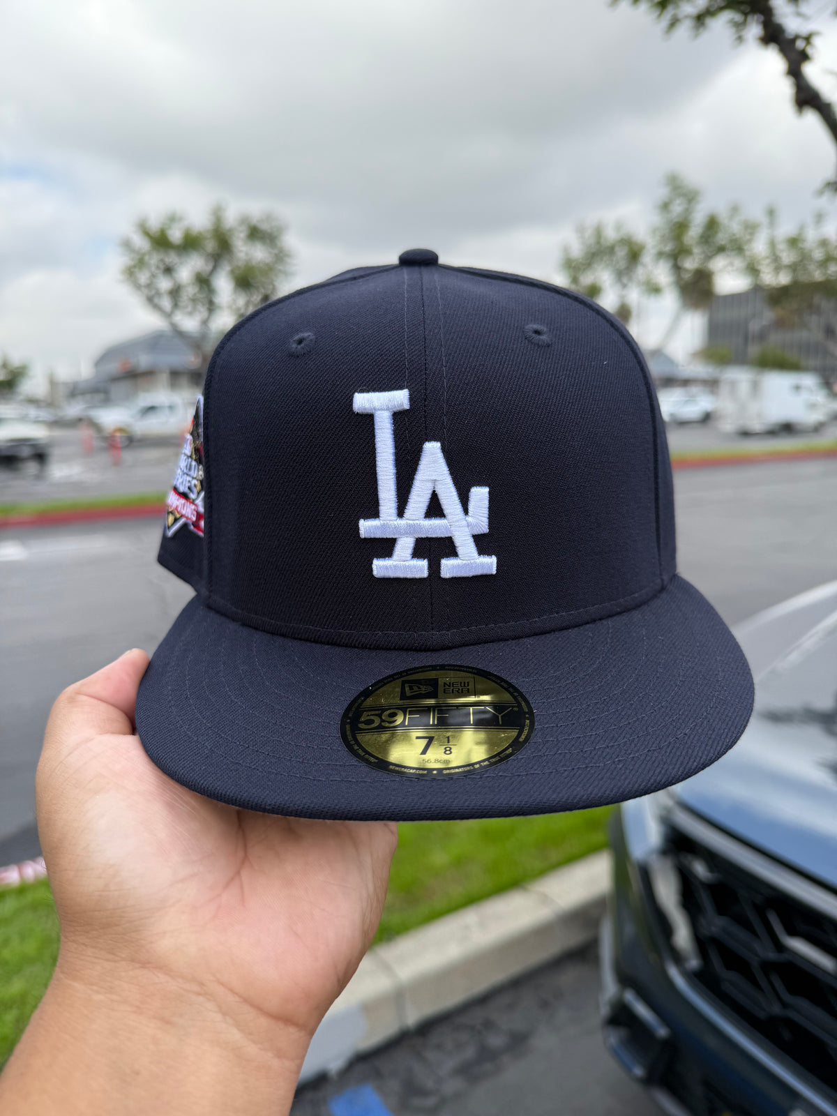 Los Angeles Dodgers World Series Champion Hat Navy 5950