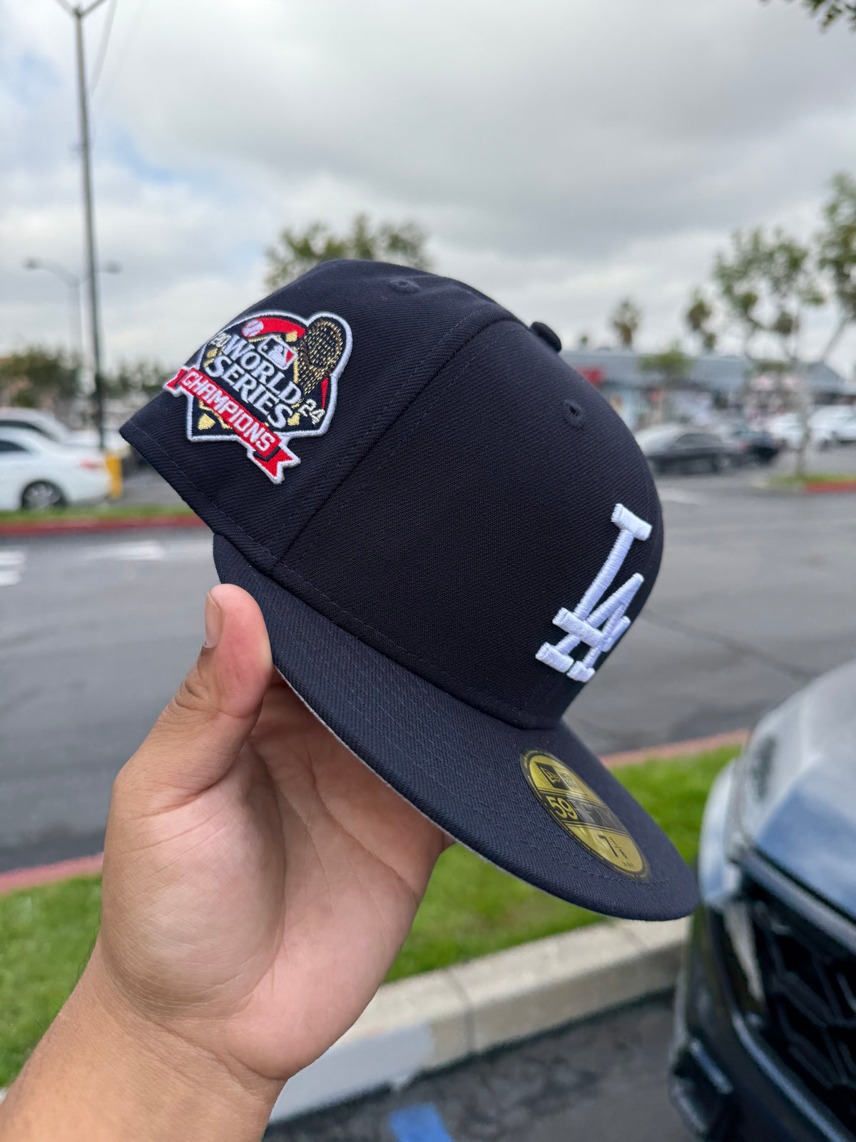 Los Angeles Dodgers World Series Champion Hat Navy 5950