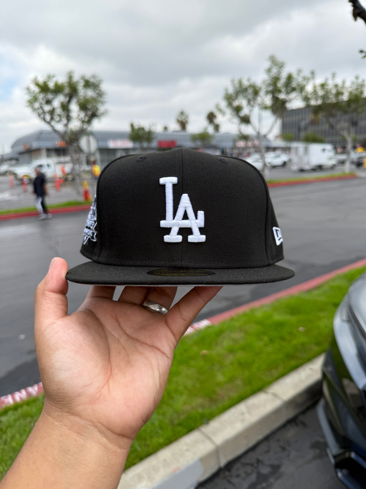 Los Angeles Dodgers World Series Champion Hat Black / White 5950