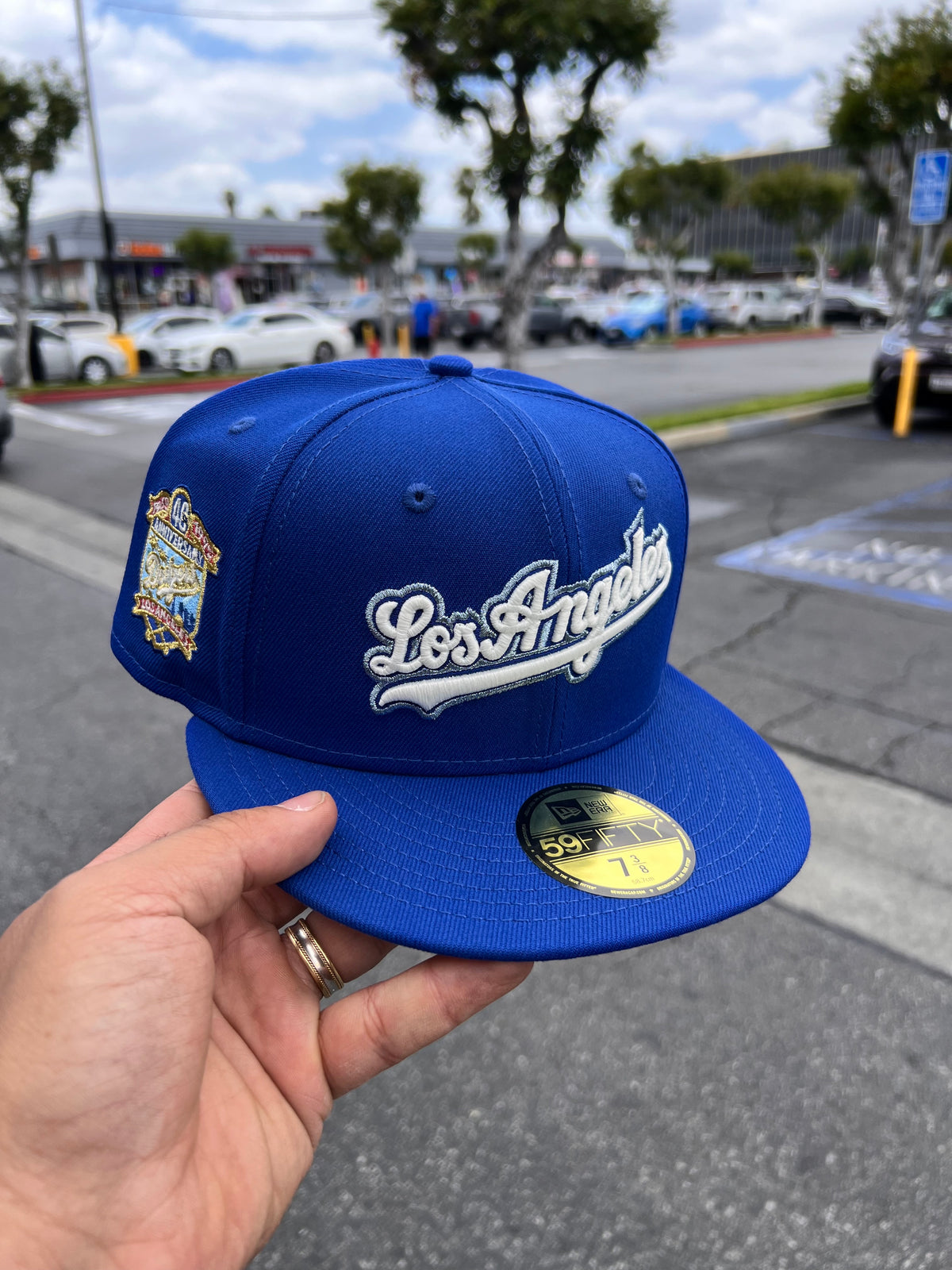 Los Angeles Dodgers Royal Script 5950