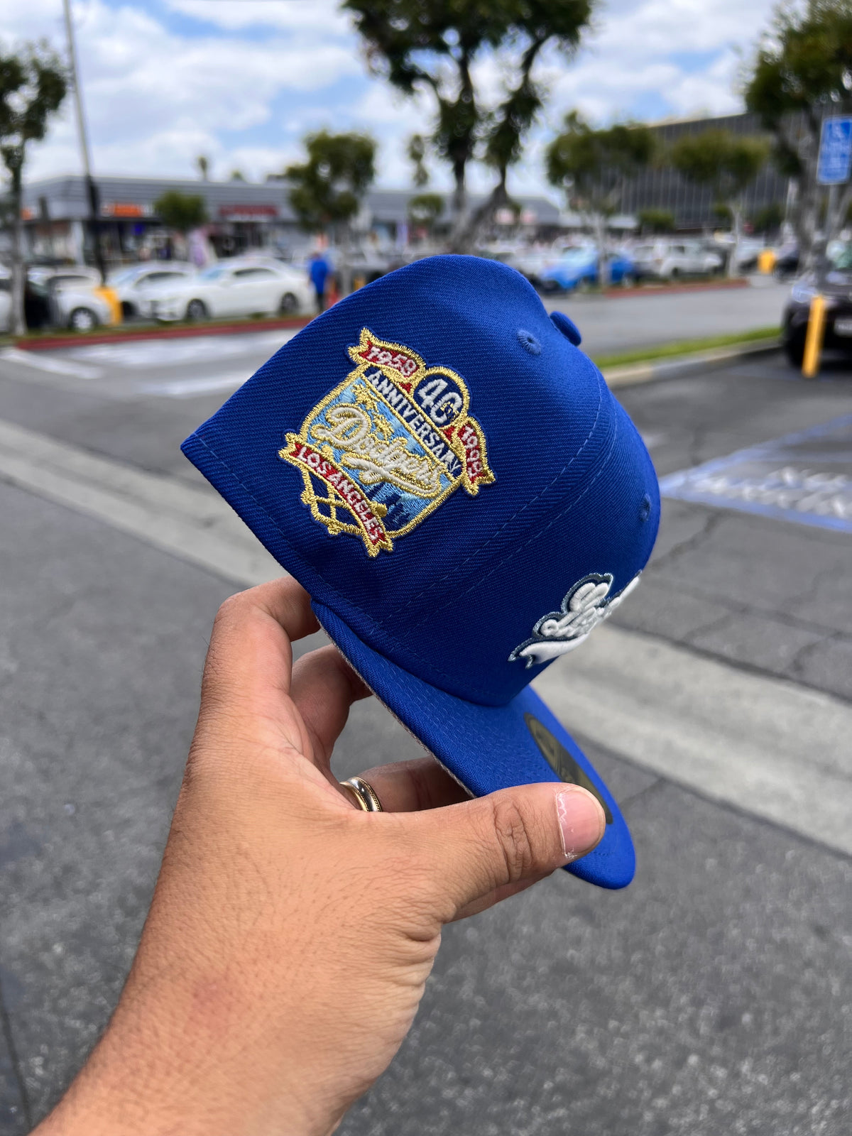 Los Angeles Dodgers Royal Script 5950