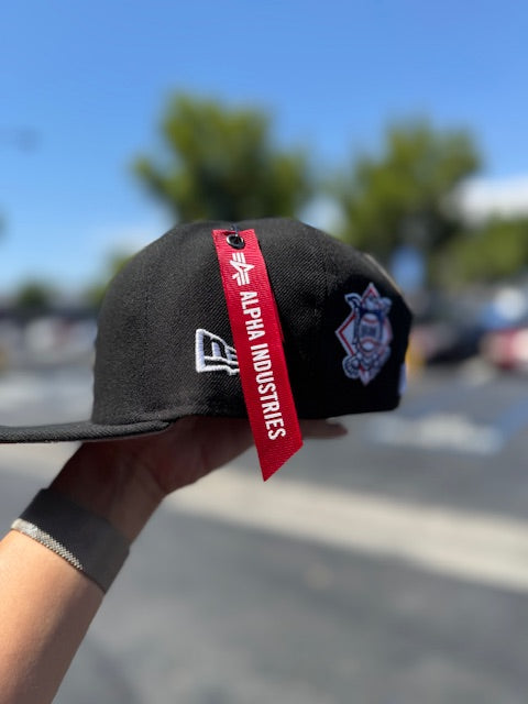 Los Angeles Dodgers New Era Alpha Industries 59FIFTY Fitted Hat- Black