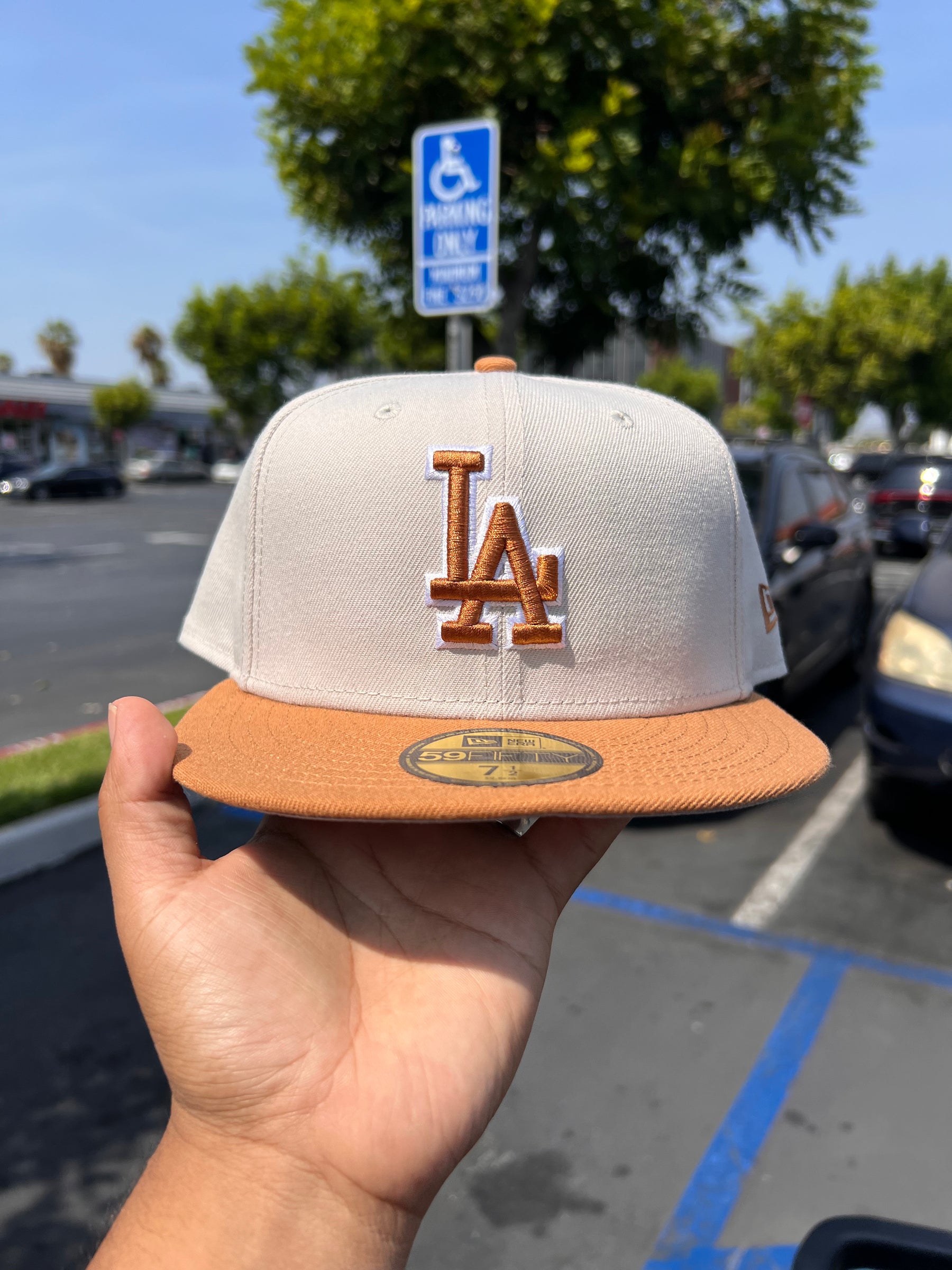 Los Angeles Dodgers 2 Tone Wheat 5950