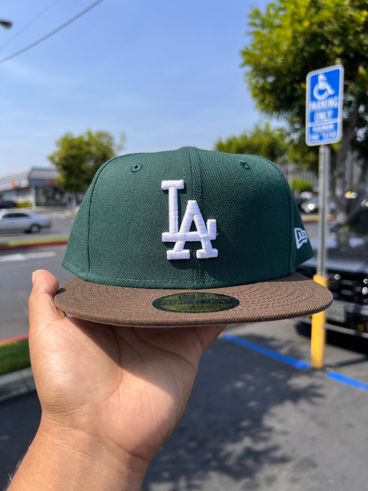 Los Angeles Dodgers Forest Green / Walnut 5950