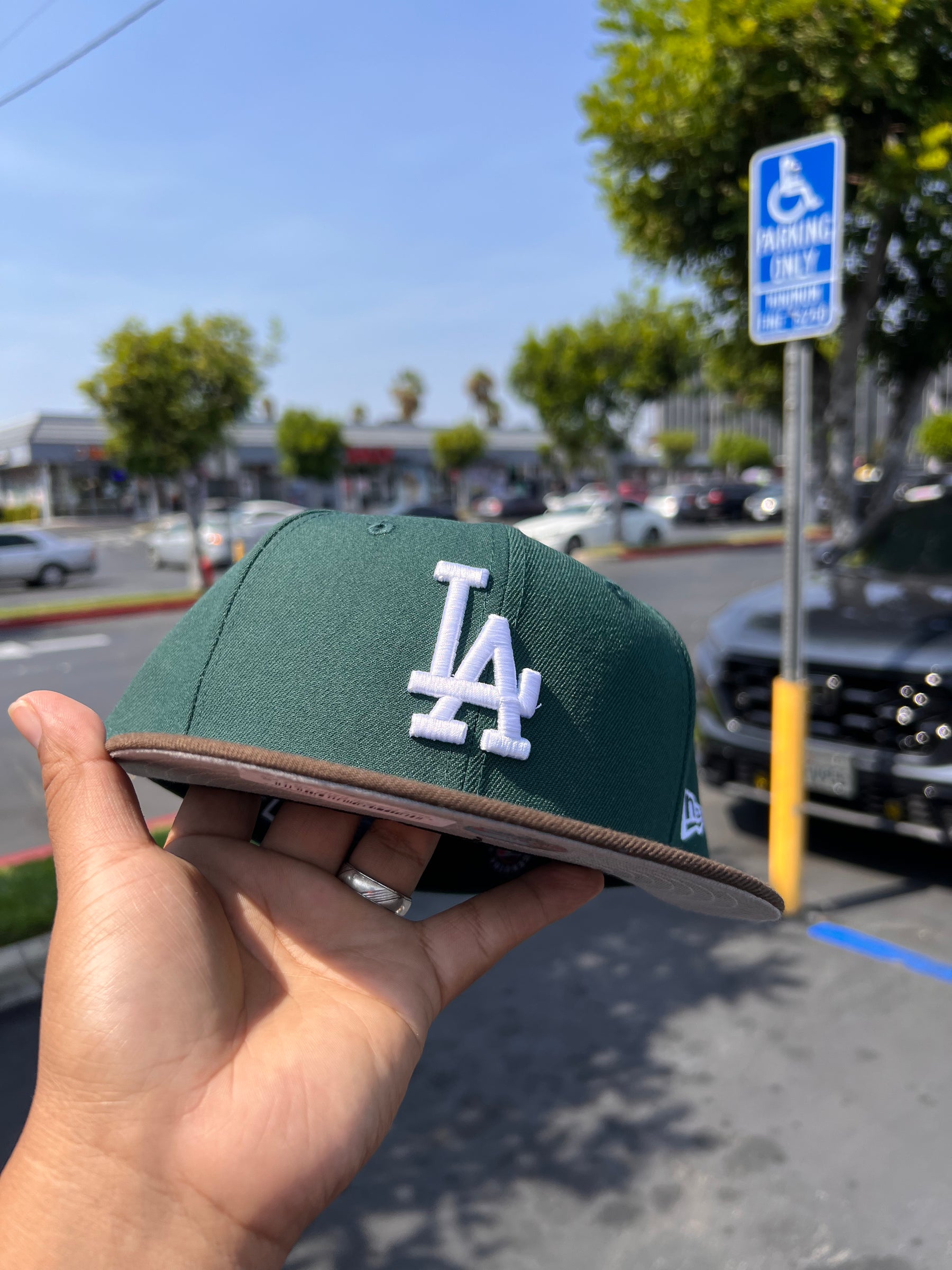 Los Angeles Dodgers Forest Green / Walnut 5950