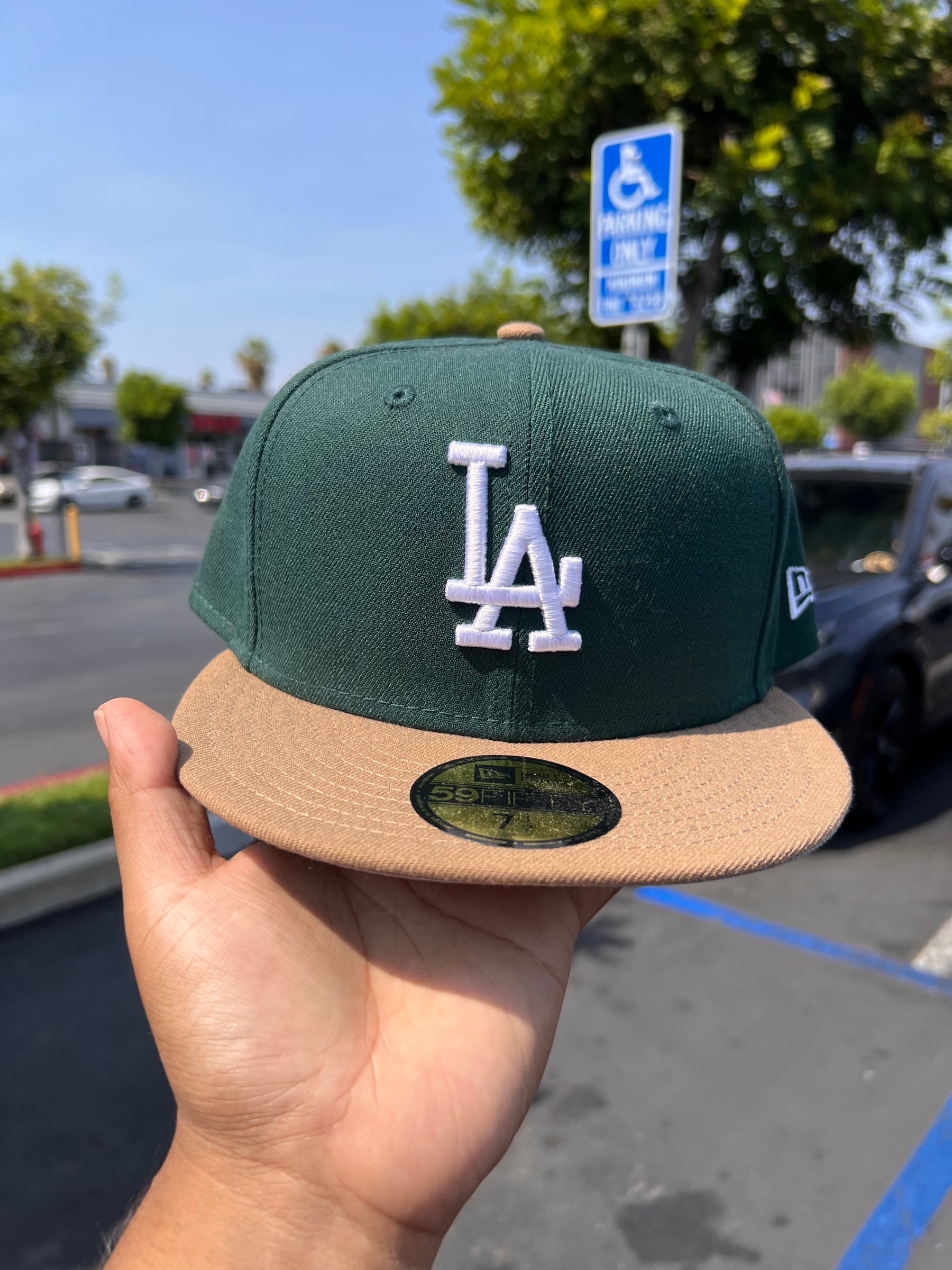 Los Angeles Dodgers Forest Green / Wheat 5950