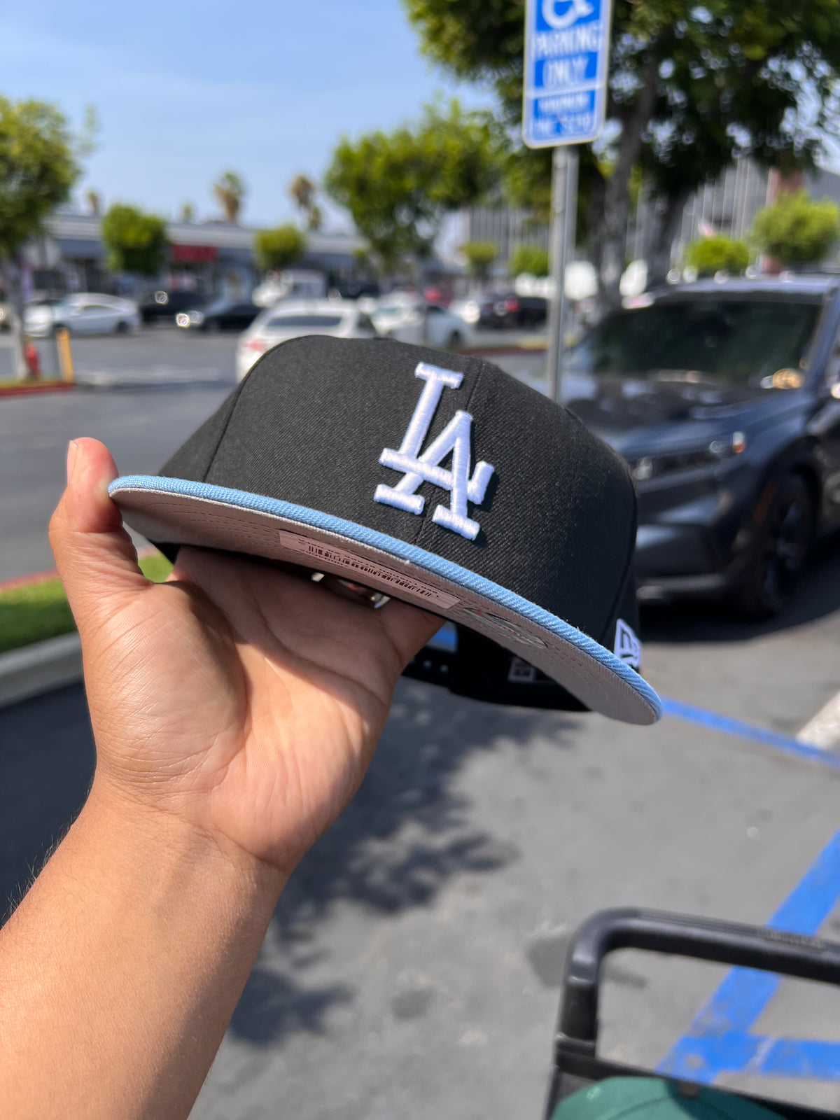 MLB New Era 9Fifty Basic Snapback Dodgers Black / Sky 950