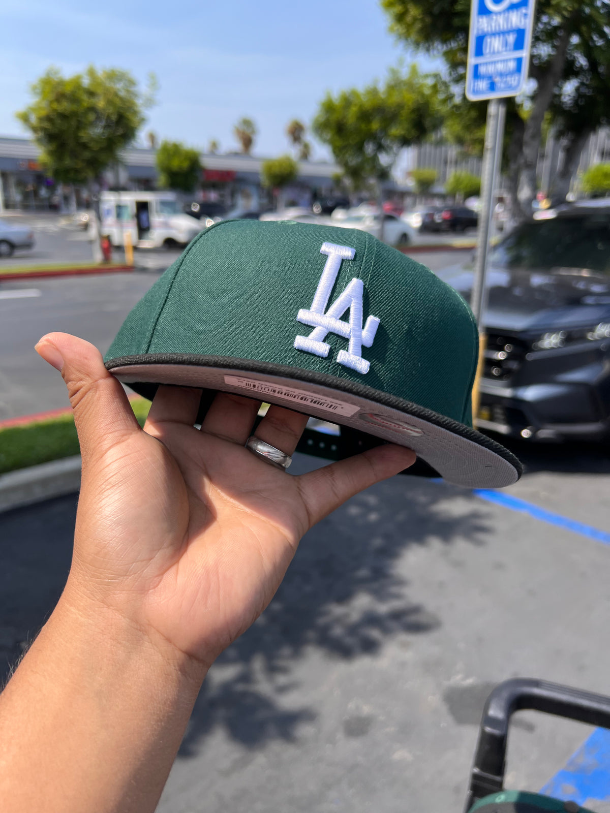 MLB New Era 9Fifty Basic Snapback Dodgers Forest Green / Black 950