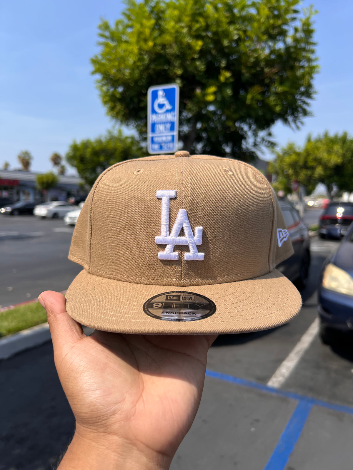 MLB New Era 9Fifty Basic Snapback Dodgers Wheat 950