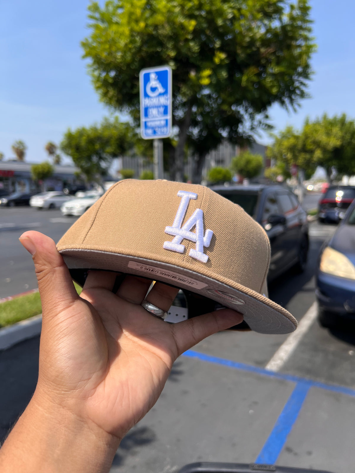 MLB New Era 9Fifty Basic Snapback Dodgers Wheat 950