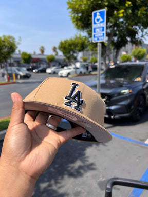 MLB New Era 9Fifty Basic Snapback Dodgers Wheat Blk LA 950