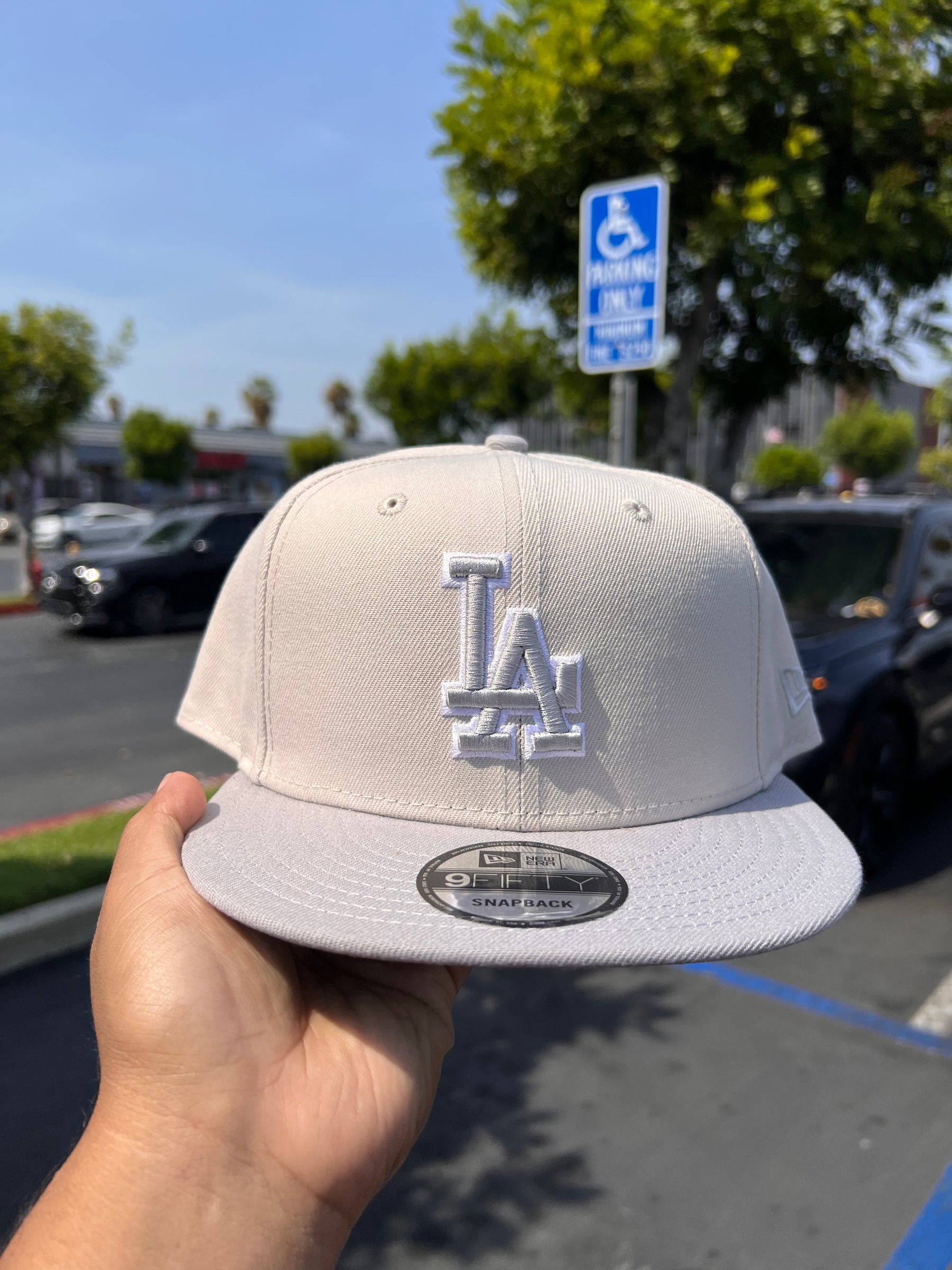 MLB New Era 9Fifty Basic Snapback Dodgers Grey 950