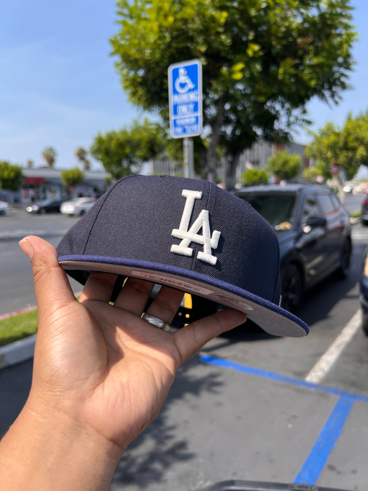 MLB New Era 9Fifty Basic Snapback Dodgers 2 Tone Navy 950