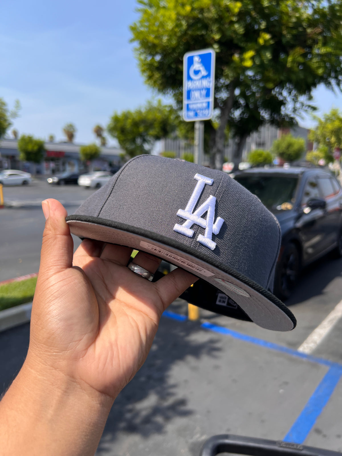 MLB New Era 9Fifty Basic Snapback Dodgers Charcoal / Black 950