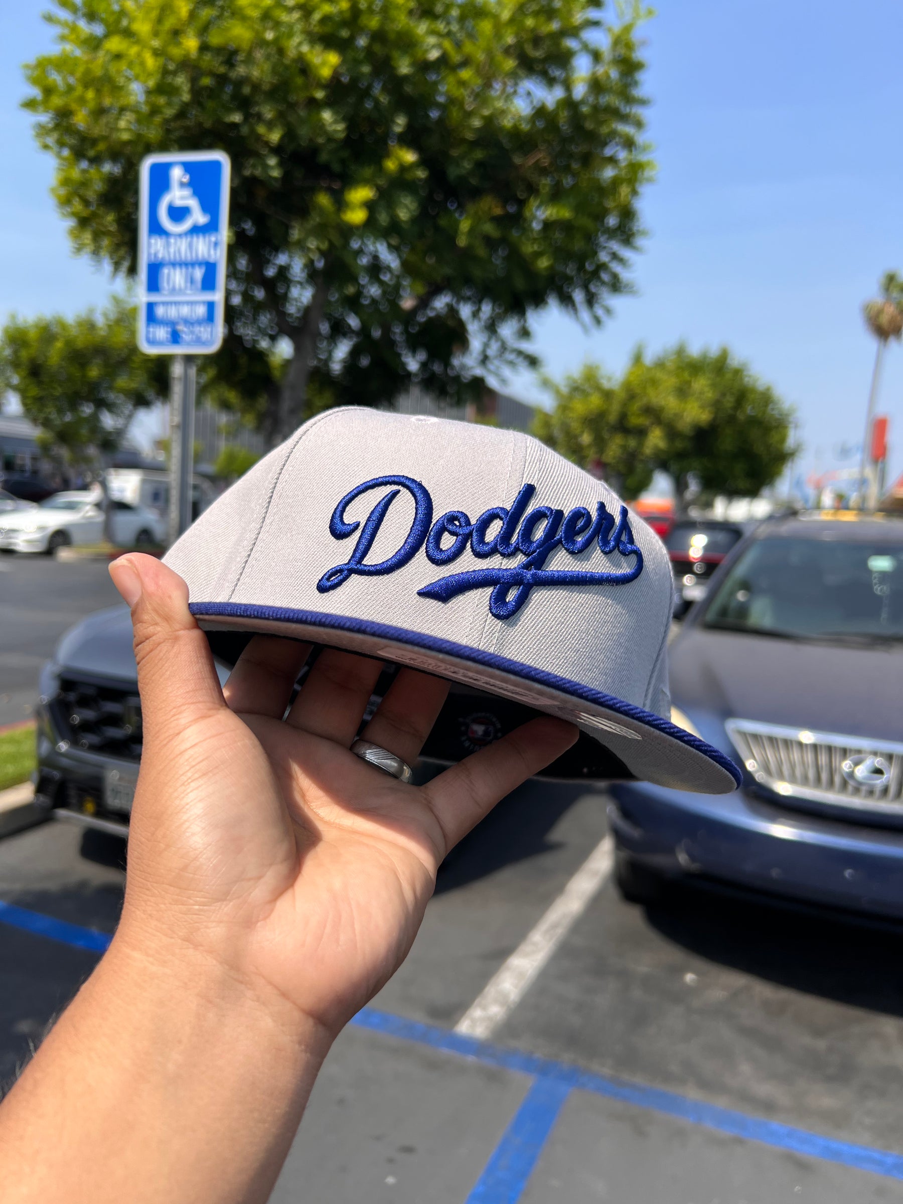 Los Angeles Dodgers Script Grey / Royal 5950